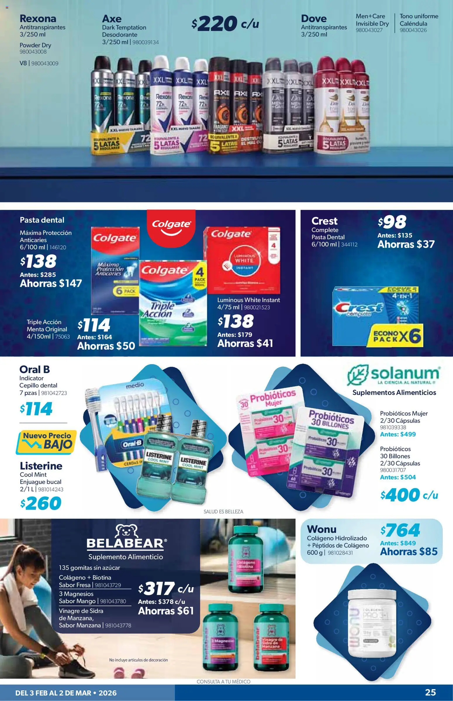 Nuevas ofertas de Sam's Club válidas en toda la República Mexicana desde el 03.02.2026. ¡Encuentra las mejores ofertas en Sam's Club catálogo! | Página: 25 | Productos: Fresa, Manzana, Pasta, Gomitas