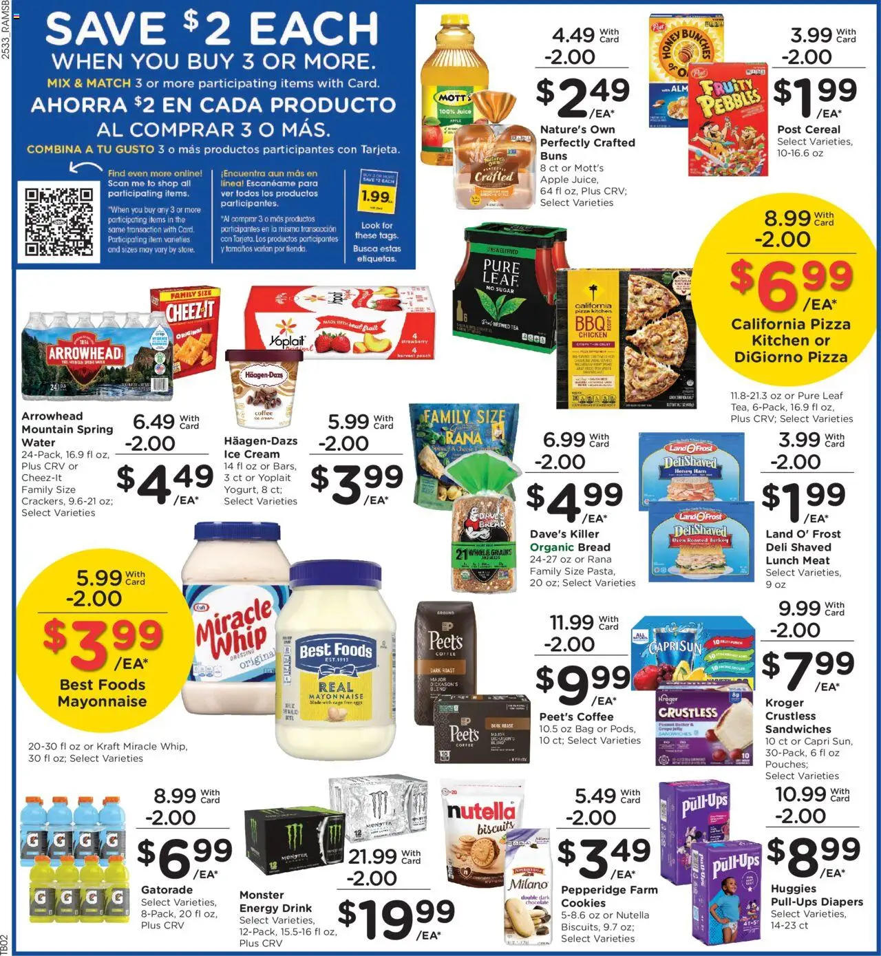 Ralphs Weekly Ad - valid from 17.09.2025 | Page: 5 | Products: Tea, Ice cream, Peach, Bag