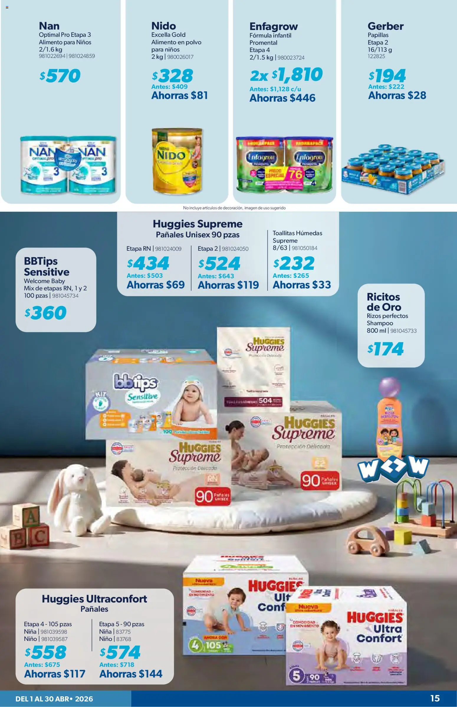 Nuevas ofertas de Sam's Club válidas en toda la República Mexicana desde el 01.04.2026. ¡Encuentra las mejores ofertas en Sam's Club catálogo! | Página: 15