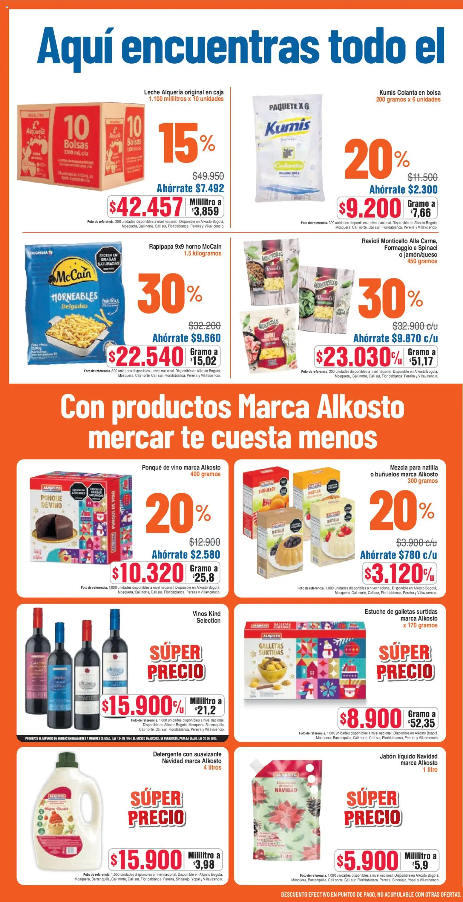 Alkosto revista - valida desde el 15.11.2025 | Página: 10 | Productos: Ponqué, Horno, Caja, Tintura