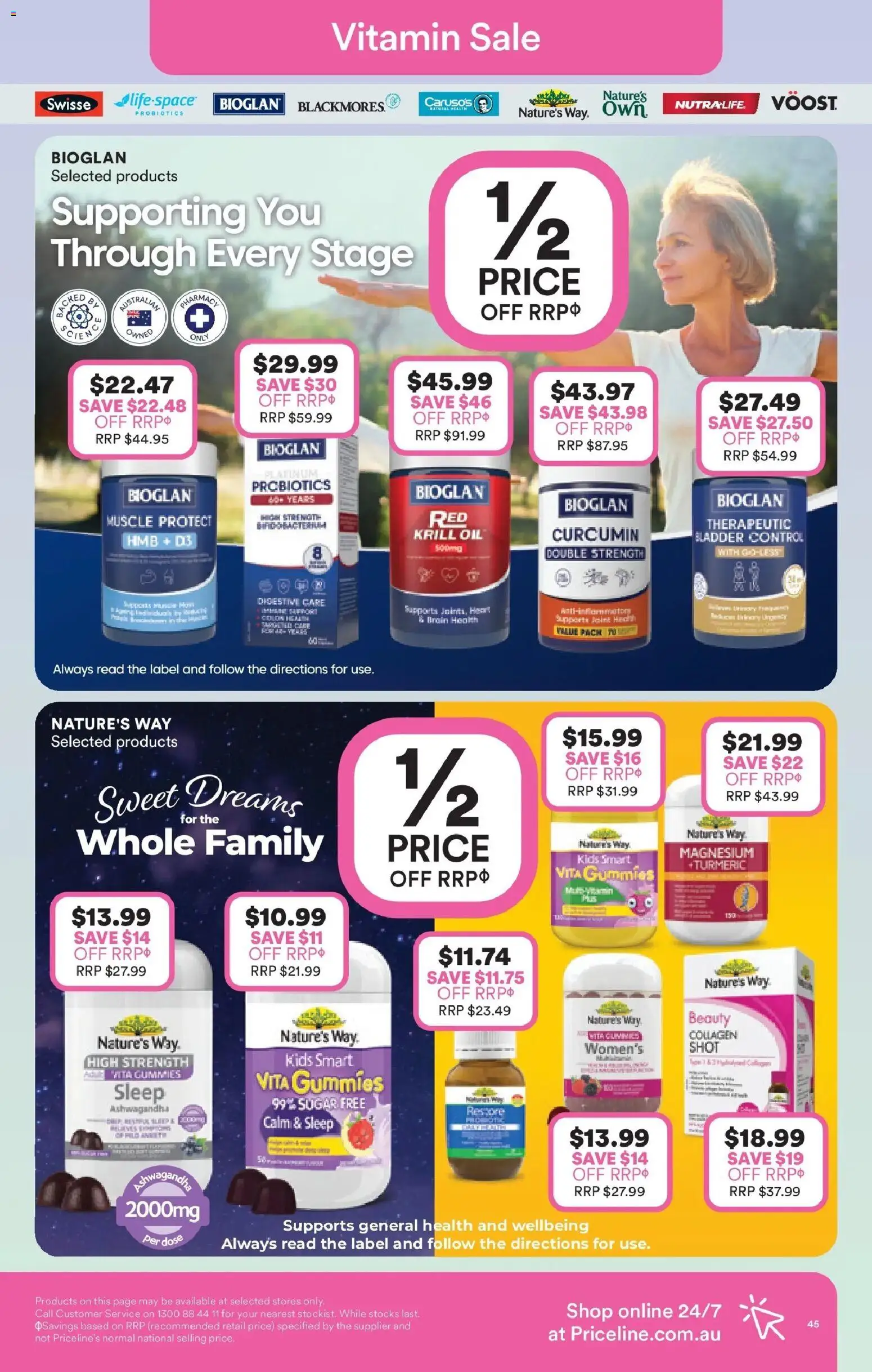 Priceline Pharmacy catalogue - valid from 11.12.2025 | Page: 45 | Products: Oil, Sugar, Collagen, Vitamin