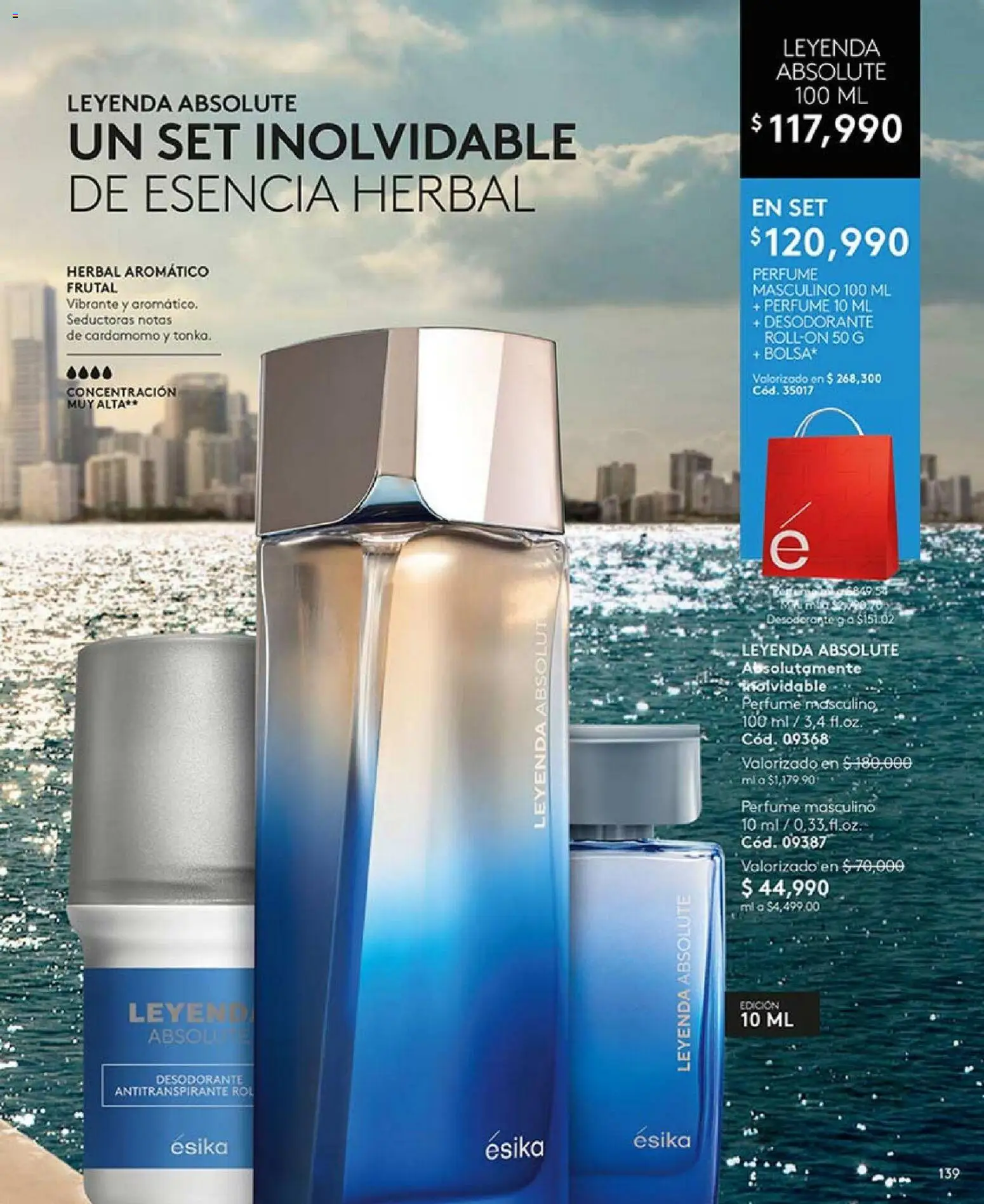 Ésika revista - valida desde el 01.01.2026 | Página: 139 | Productos: Perfume, Desodorante, Antitranspirante