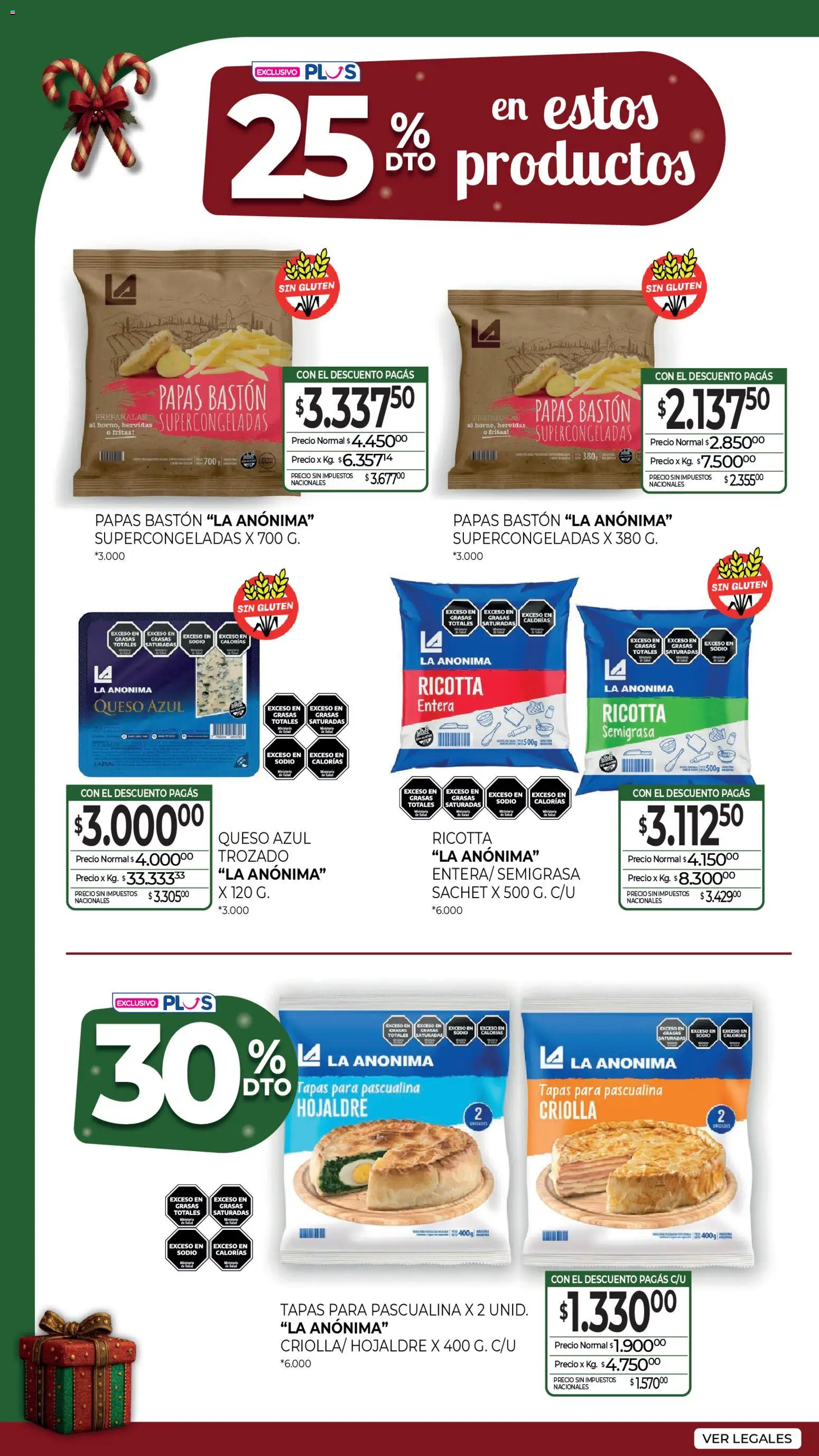 La Anonima Marca Propia Fiestas │ válido desde el 18.12.2025 | Página: 15 | Productos: Queso
