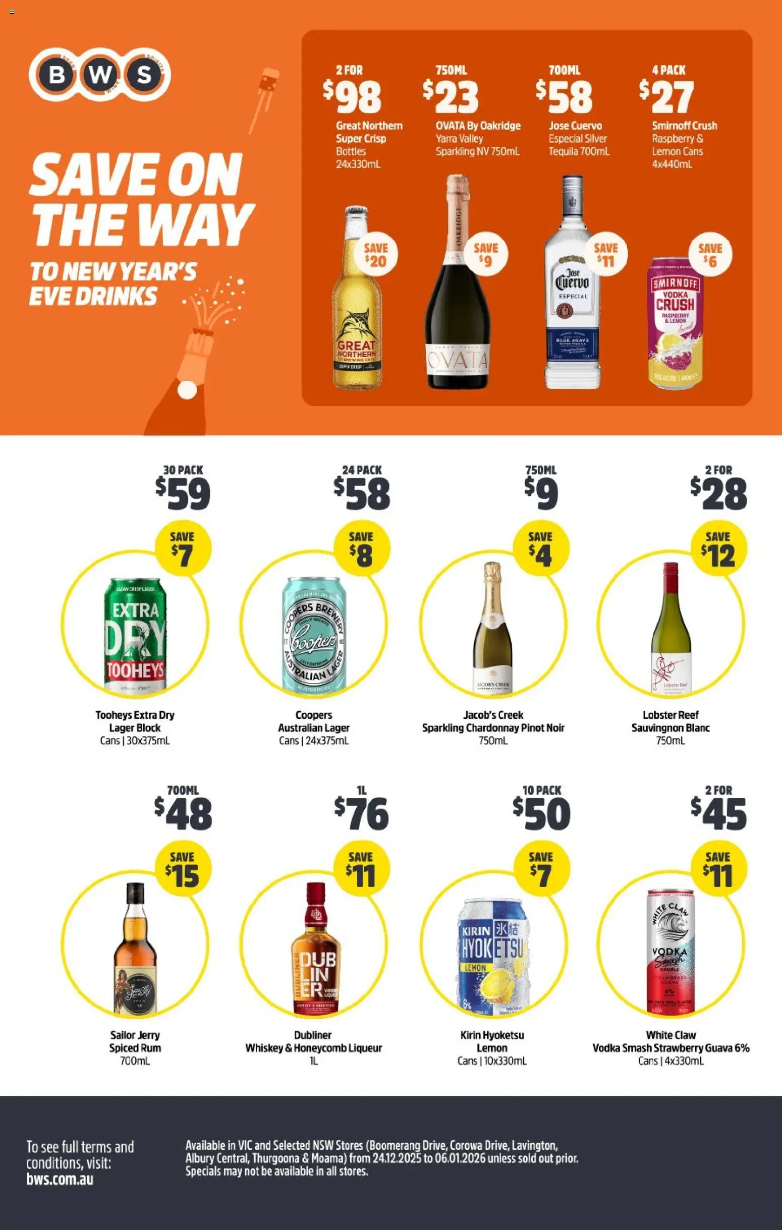 Woolworths catalogue - valid from 31.12.2025 | Page: 33 | Products: Lobster, Whiskey, Rum, Lemon