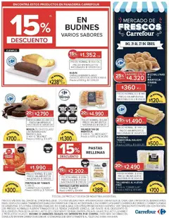 Vista previa Carrefour ofertas válido desde el 21.04.2026 | Página: 7 | Productos: Budín, Tomate, Huevo, Té