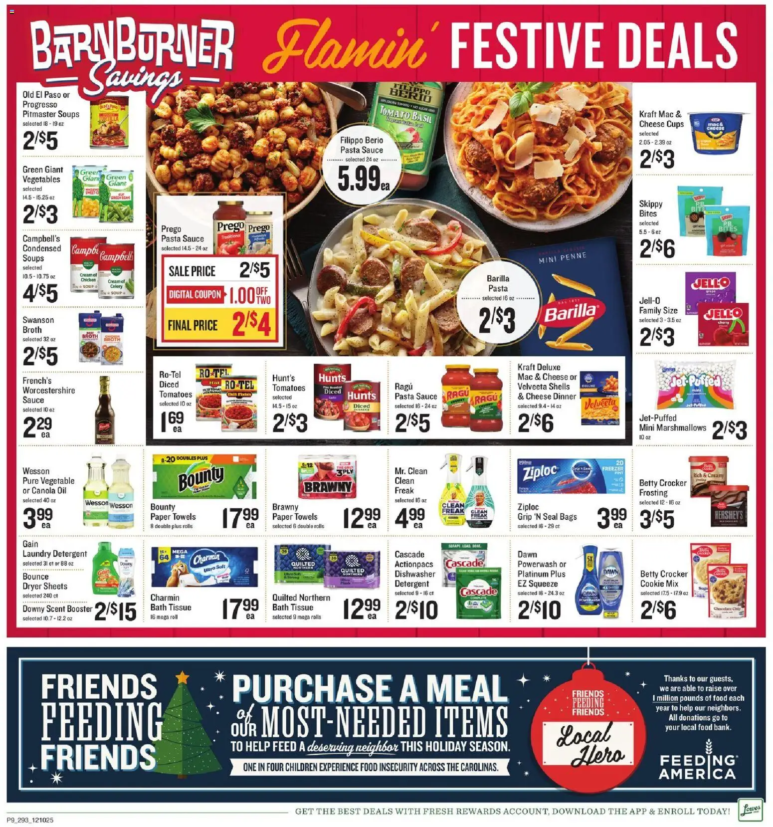 Lowes Foods Weekly Ad - SC - valid from 10.12.2025 | Page: 9 | Products: Oil, Cream, Sauce, Chocolate Chip