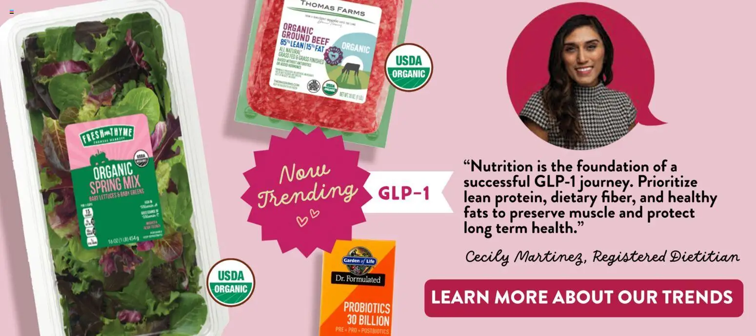 Fresh Thyme Monthly Ad - valid from 01.01.2026 | Page: 3 | Products: Probiotics, Foundation, Beef, Greens