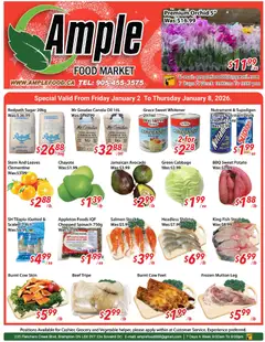 Preview of Ample Food Market weekly flyer / circulaire from shop Ample Food Market valid from 02.01.2026