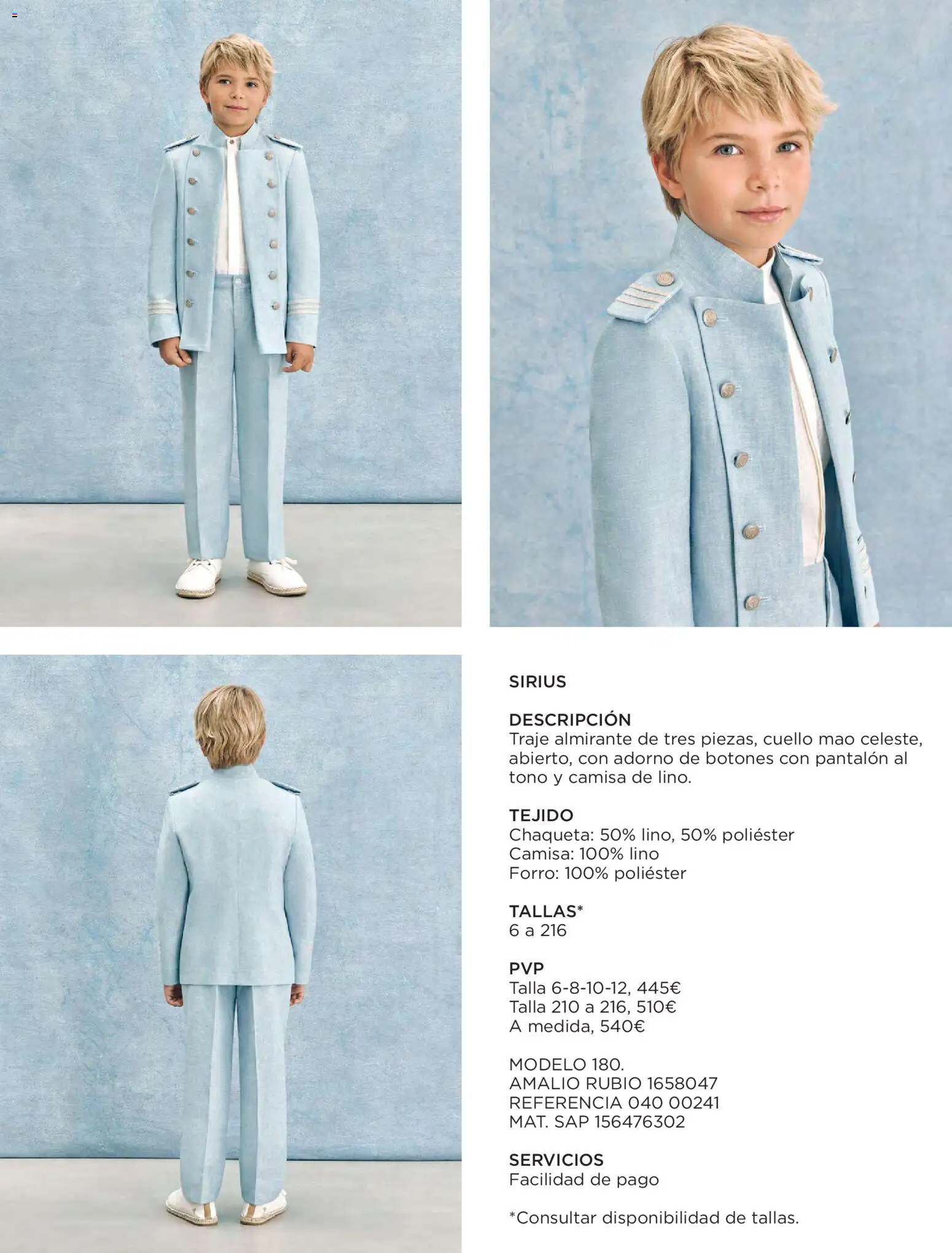 Nuevas ofertas de El Corte Inglés válidas en toda la República Mexicana desde el 20.11.2025. ¡Encuentra las mejores ofertas en El Corte Inglés catálogo Comuniones ! | Página: 4 | Productos: Traje, Camisa