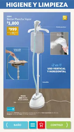 Vista previa de Betterware campaña 11 2025, nuevo folleto de la tienda, válido en México a partir del 03.11.2025 | Página: 95 | Productos: Manguera, Cable, Plancha, Perchero