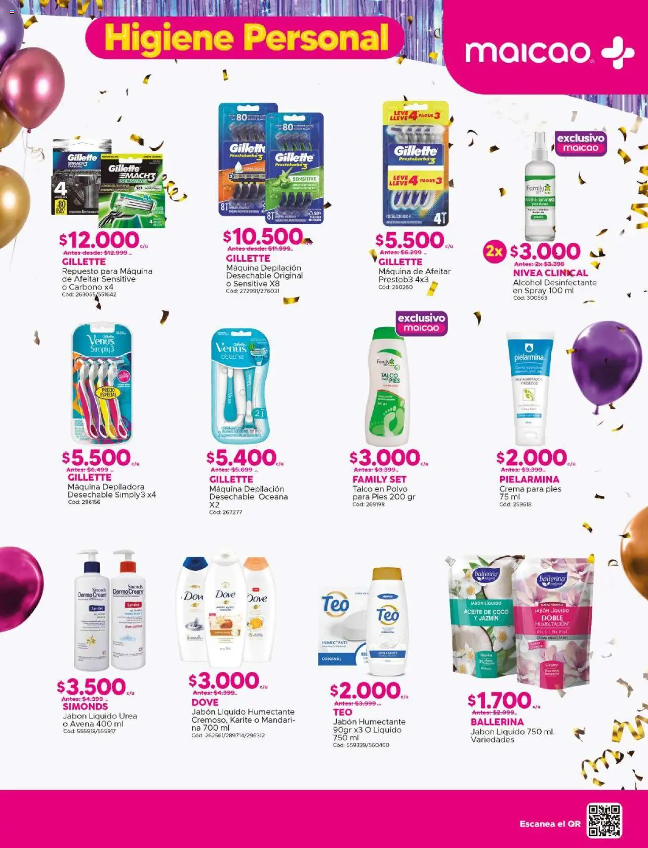 Maicao ofertas  │ válido desde el 01.08.2025 | Página: 25 | Productos: Jabón, Aceite, Jabón líquido, Crema