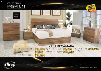 Vista previa de Muebles Dico catálogo Colección Premium, nuevo folleto de la tienda, válido en México a partir del 10.02.2026 | Página: 61