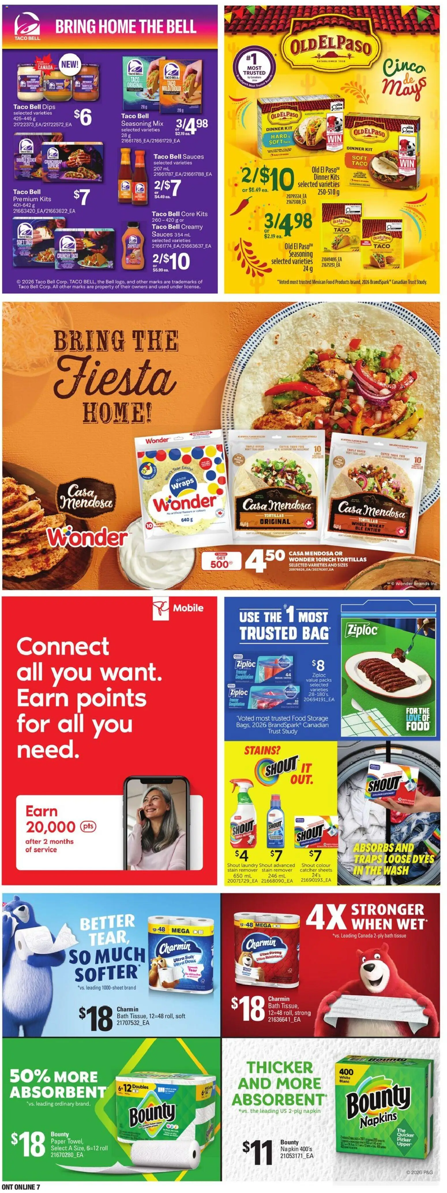 Loblaws flyer valid from 30.04.2026 | Page: 20 | Products: Bag, Freezer, Stain remover, Bath