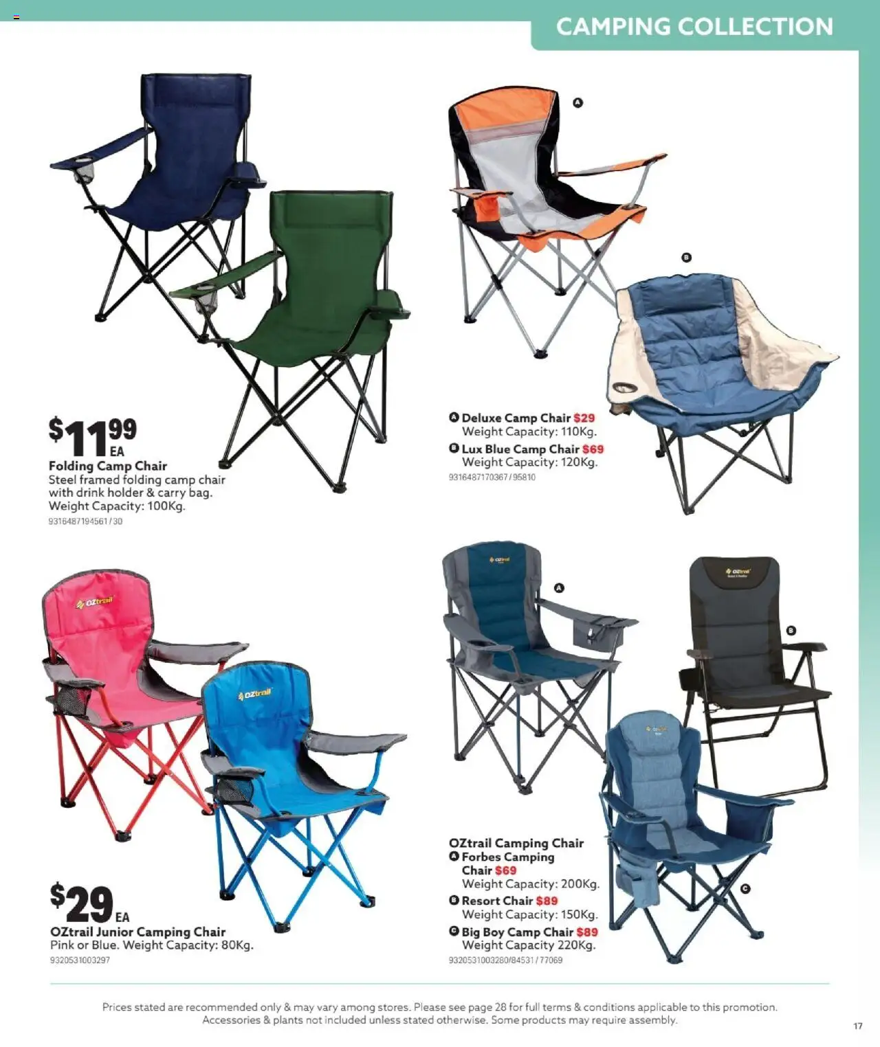 Mitre 10 catalogue - valid from 03.09.2025 | Page: 17 | Products: Chair, Accessories, Weight
