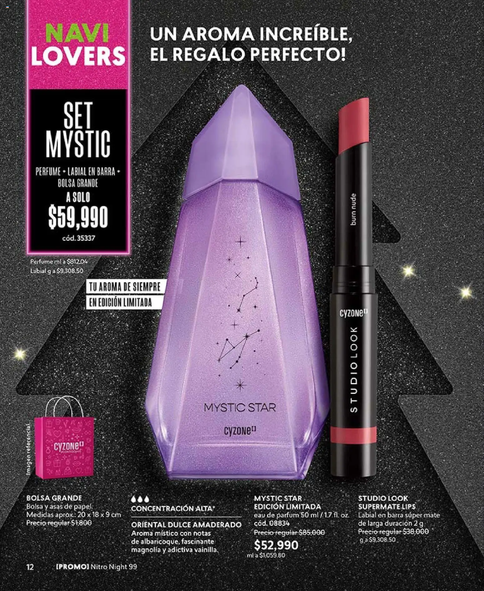 CyZone revista - valida desde el 03.11.2025 | Página: 12 | Productos: Bolsa, Perfume