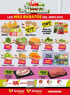 Vista previa de Soriana - Frescos del Mandado Mercado: Nuevo León, nuevo folleto de la tienda, válido en México a partir del 13.01.2026