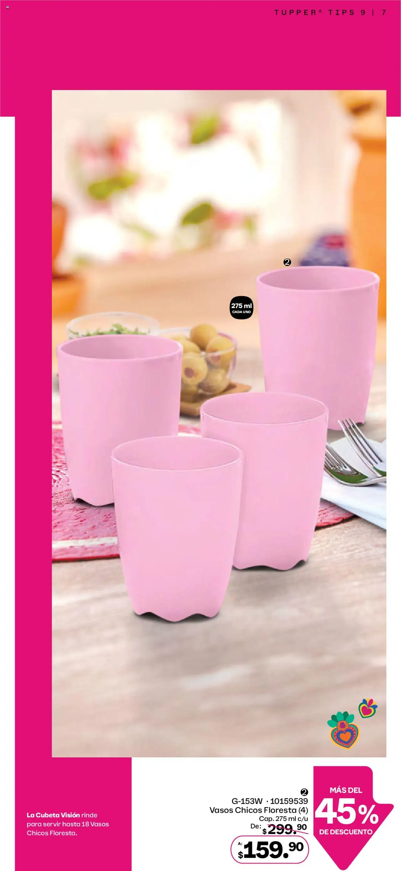 Nuevas ofertas de Tupperware válidas en toda la República Mexicana desde el 11.08.2025. ¡Encuentra las mejores ofertas en Tupperware catálogo! | Página: 7 | Productos: Tupper, Vasos