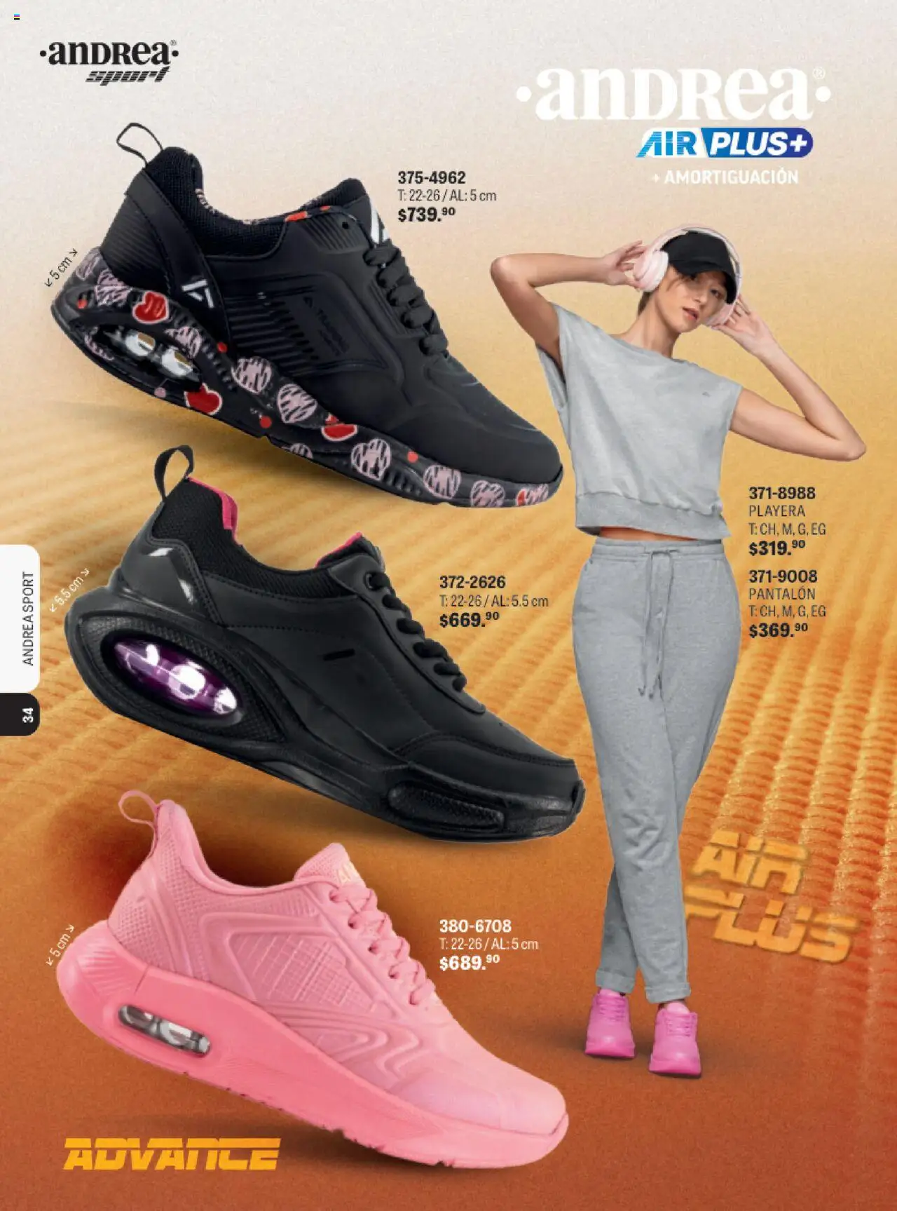 Nuevas ofertas de Andrea válidas en toda la República Mexicana desde el 13.08.2025. ¡Encuentra las mejores ofertas en Andrea - Catálogo Andrea Sport! | Página: 31 | Productos: Playera