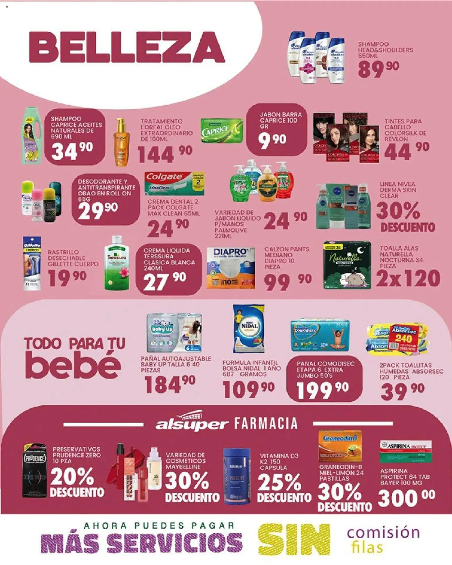 Nuevas ofertas de Alsuper válidas en toda la República Mexicana desde el 20.03.2026. ¡Encuentra las mejores ofertas en Alsuper folleto Durango! | Página: 4 | Productos: Bolsa, Preservativos, Barra, Pants
