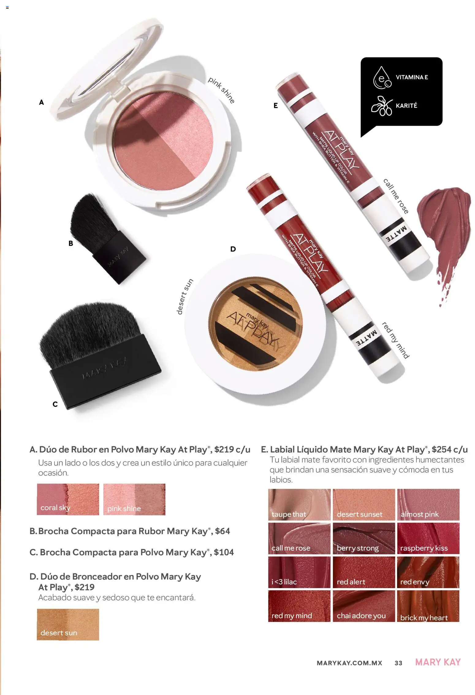 Nuevas ofertas de Mary Kay válidas en toda la República Mexicana desde el 01.04.2026. ¡Encuentra las mejores ofertas en Catálogo Mary Kay Abril 2026! | Página: 33