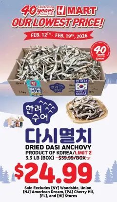 Preview of Hmart weekly ads valid from 19.02.2026
