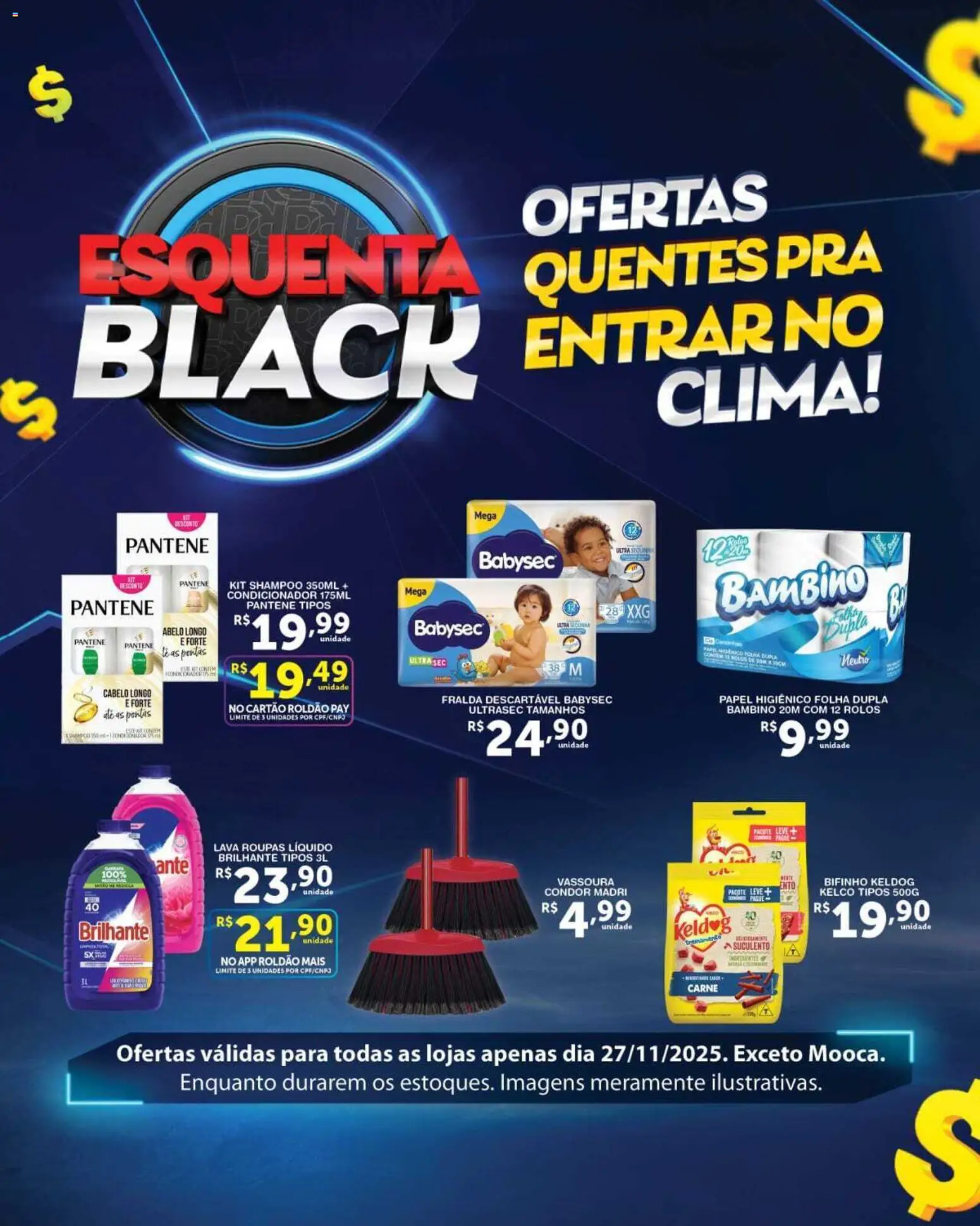 Roldão Folheto - válido de 27.11.2025 | Página: 2 | Produtos: Shampoo, Condicionador, Carne, Roupas