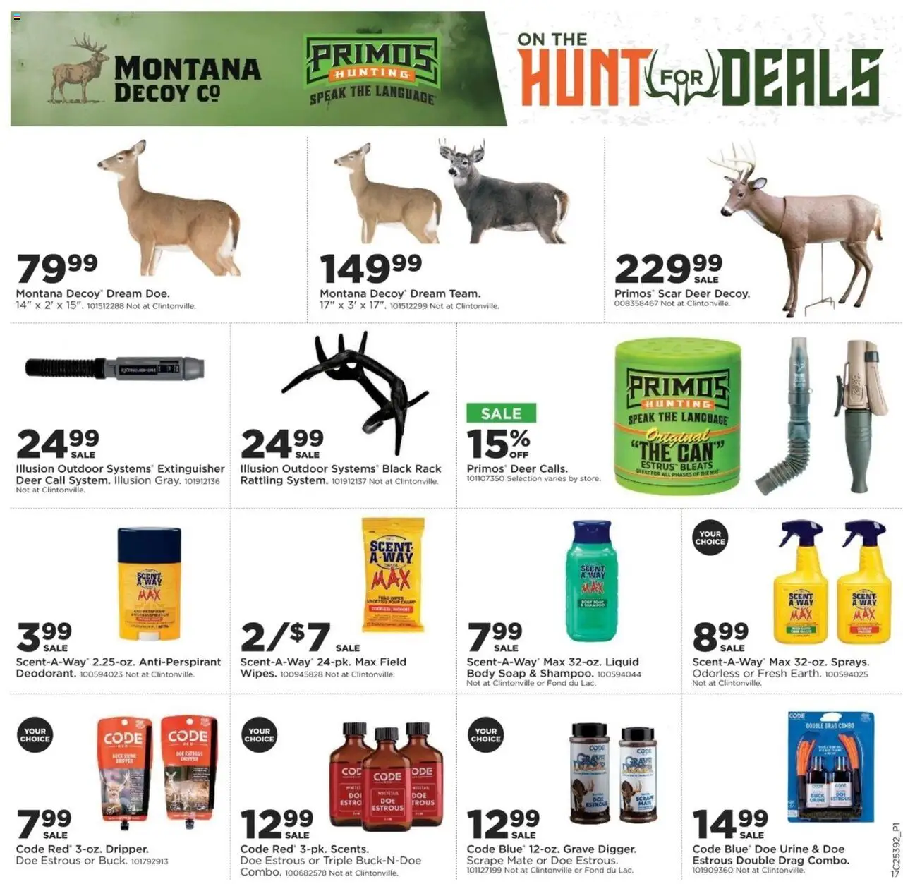 Mills Fleet Farm On the Hunt for Deals - valid from 25.09.2025 | Page: 17 | Products: Soap, Antiperspirant