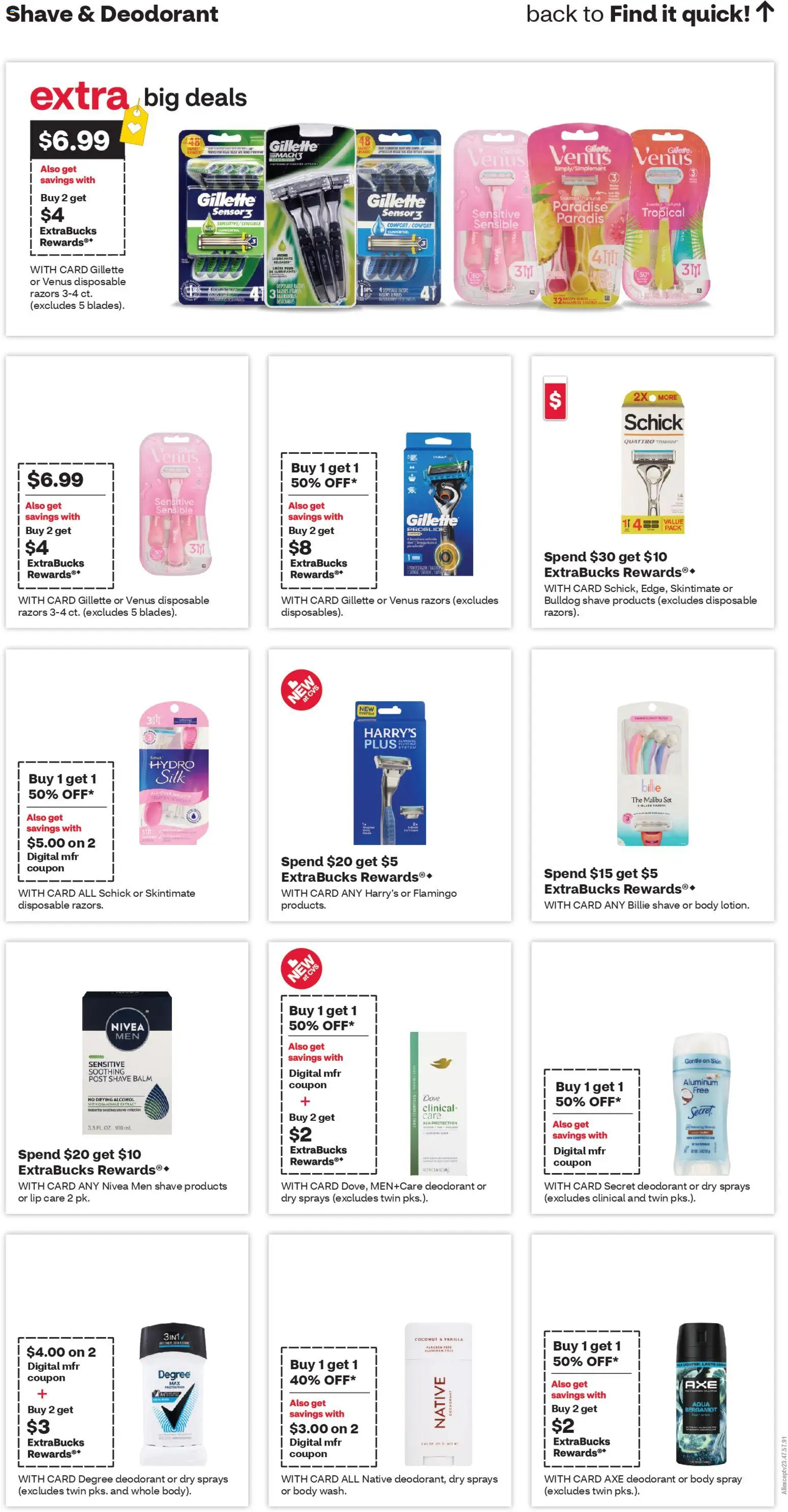 CVS Pharmacy Weekly Ad - CA - valid from 26.04.2026 | Page: 16 | Products: Axe, Deodorant