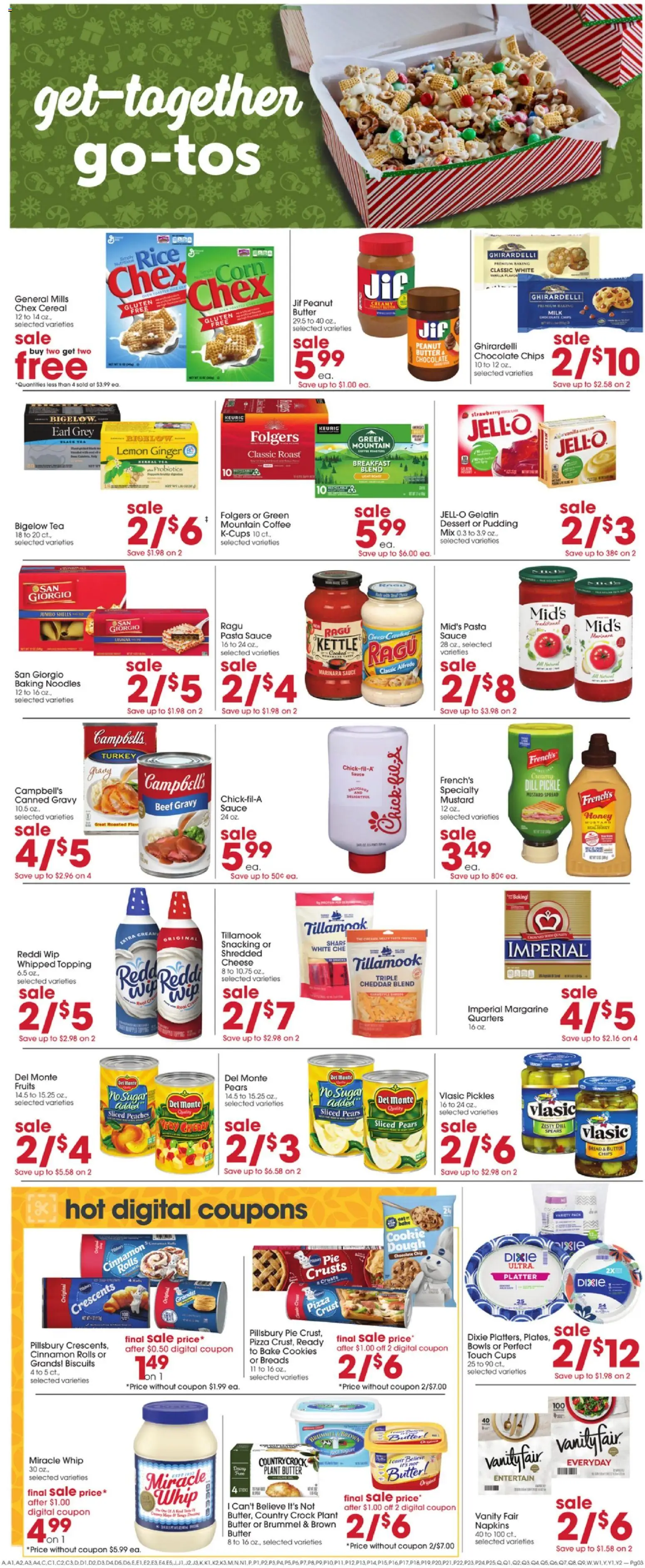Giant Eagle Weekly Ad - valid from 18.12.2025 | Page: 3 | Products: Noodles, Beef, Chips, Fruits