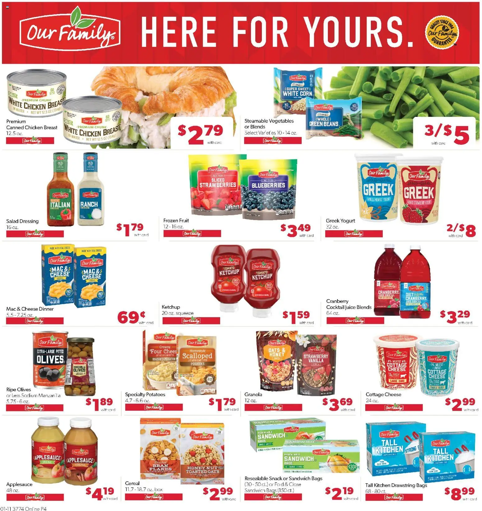 Family Fare Weekly Ad - valid from 11.01.2026 | Page: 9 | Products: Box, Yogurt, Water, Vegetables
