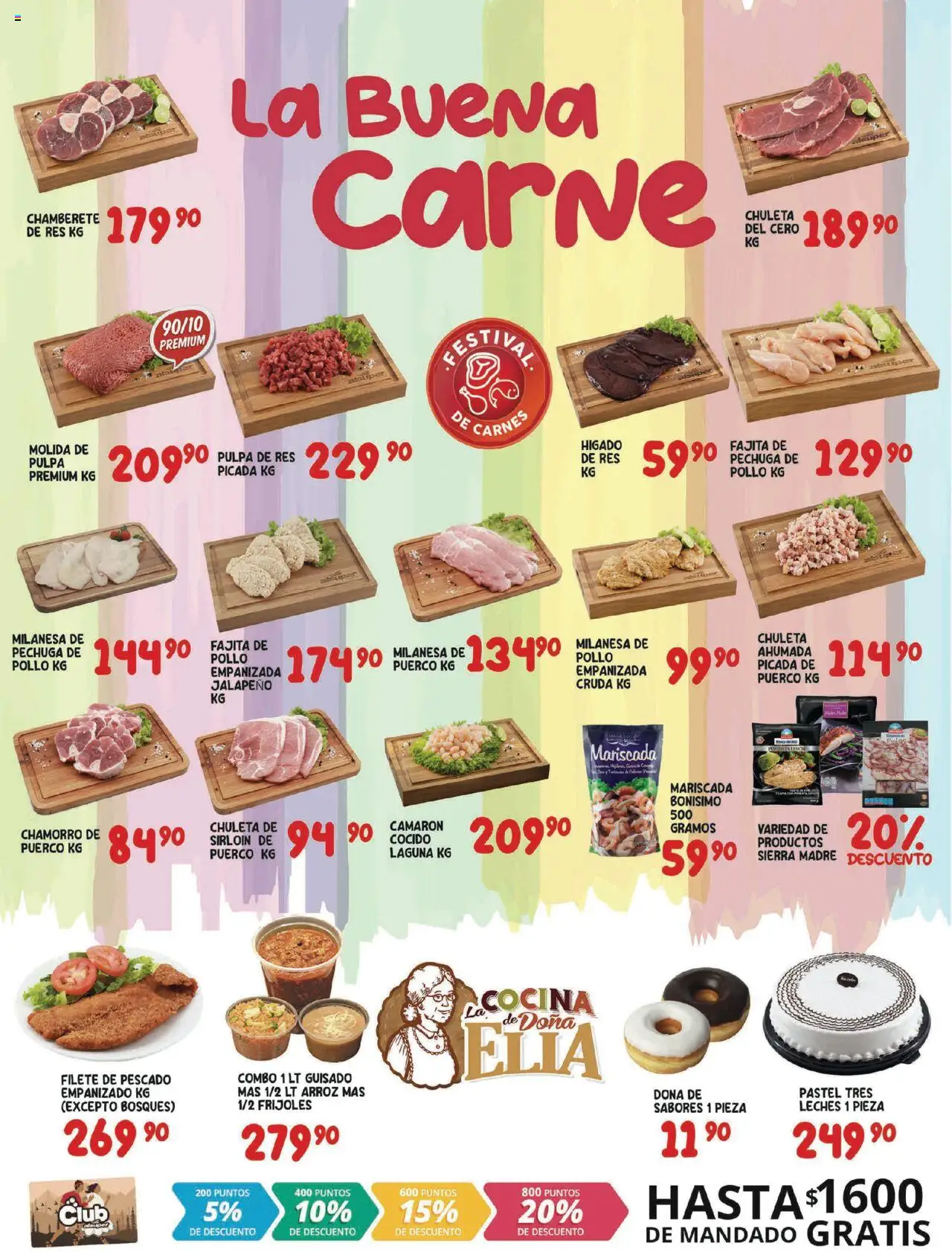 Nuevas ofertas de Alsuper válidas en toda la República Mexicana desde el 12.08.2025. ¡Encuentra las mejores ofertas en Alsuper folleto! | Página: 2 | Productos: Pollo, Milanesa, Res, Sierra