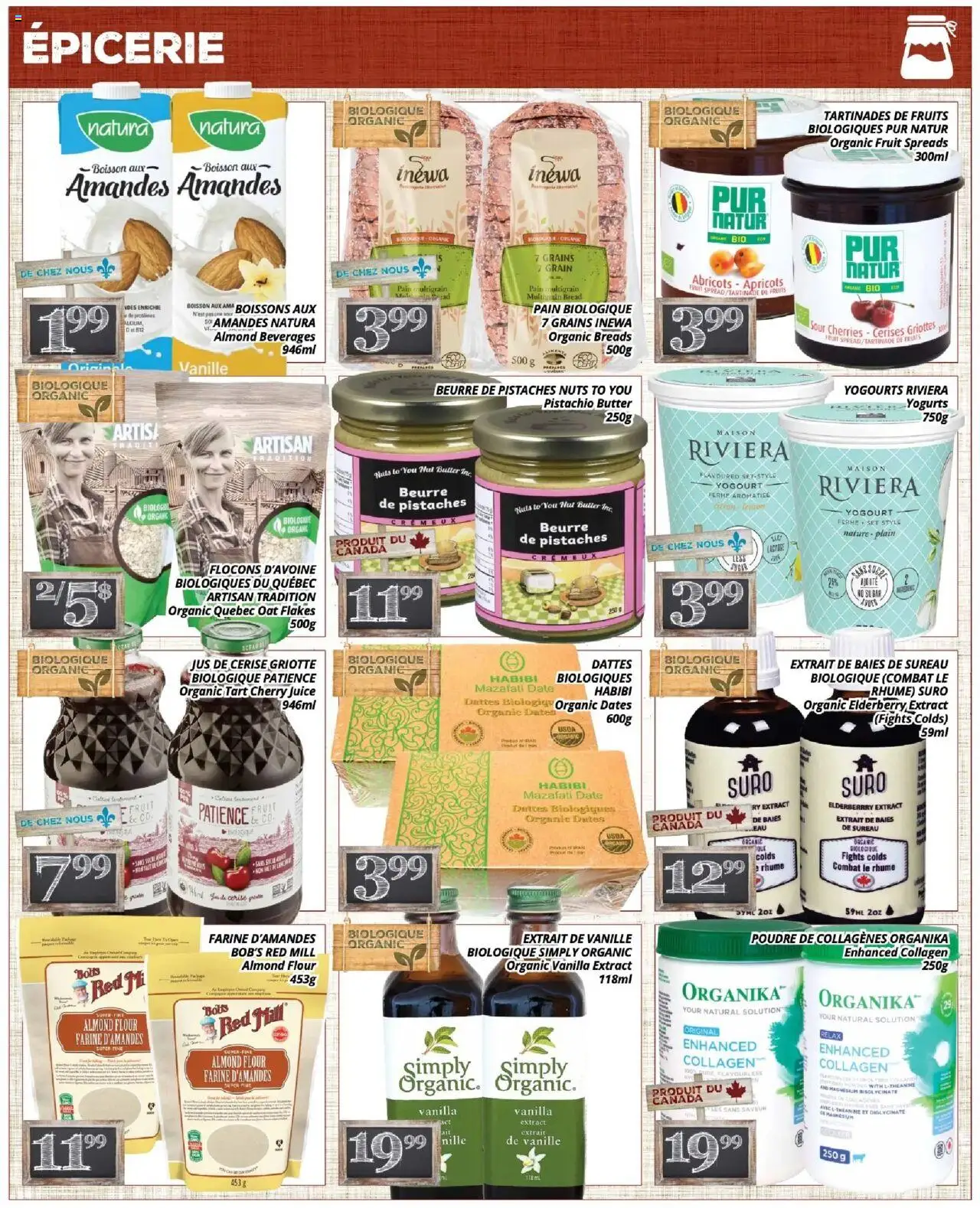 Pa Supermarché flyer valid from 13.10.2025 | Page: 2 | Products: Nuts, Bed, Bread, Juice