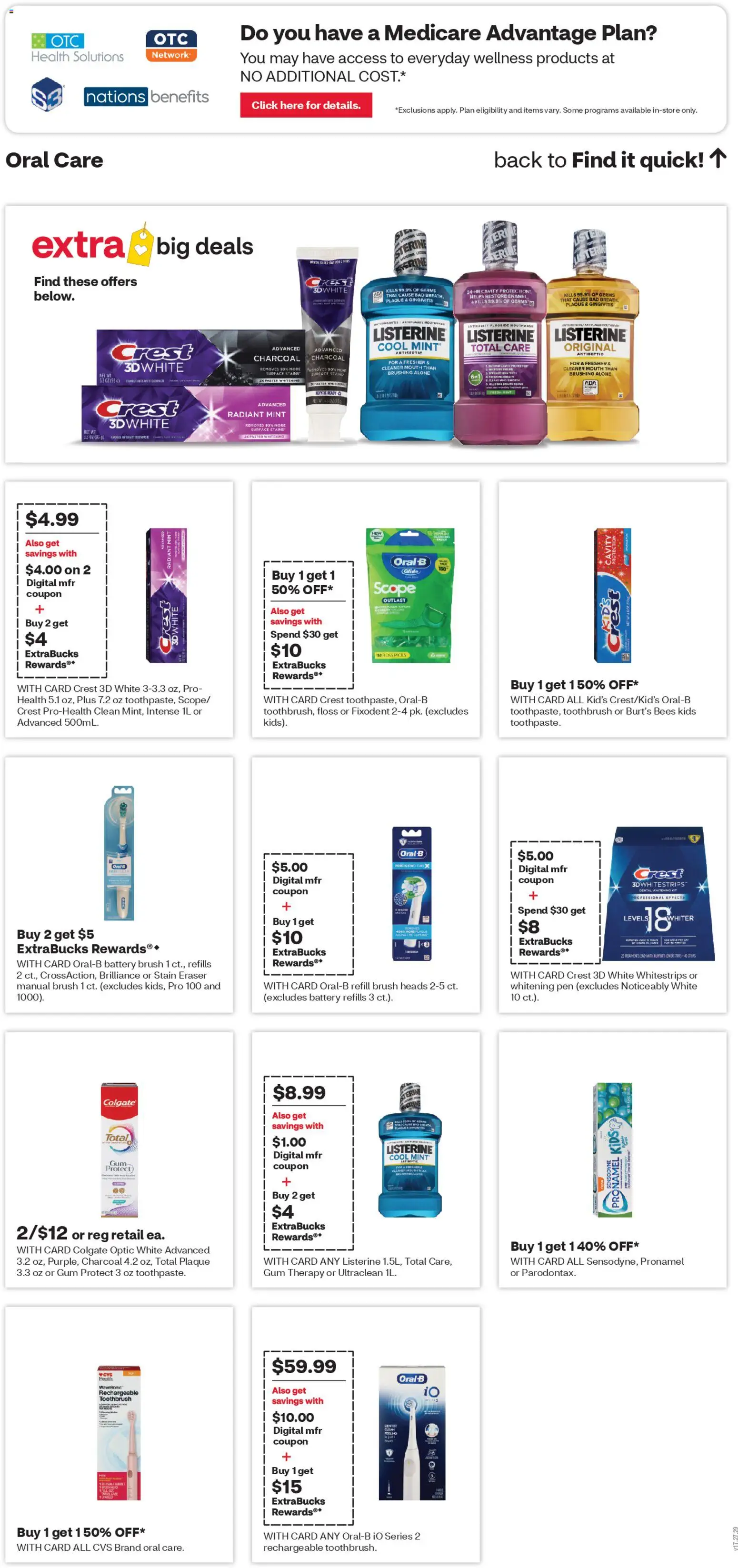 CVS Pharmacy Weekly Ad - CT - valid from 01.02.2026 | Page: 13 | Products: Eraser, Battery, Pen, Brush