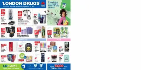 Preview of London Drugs - BTS Flyer from shop London Drugs valid from 08.08.2025