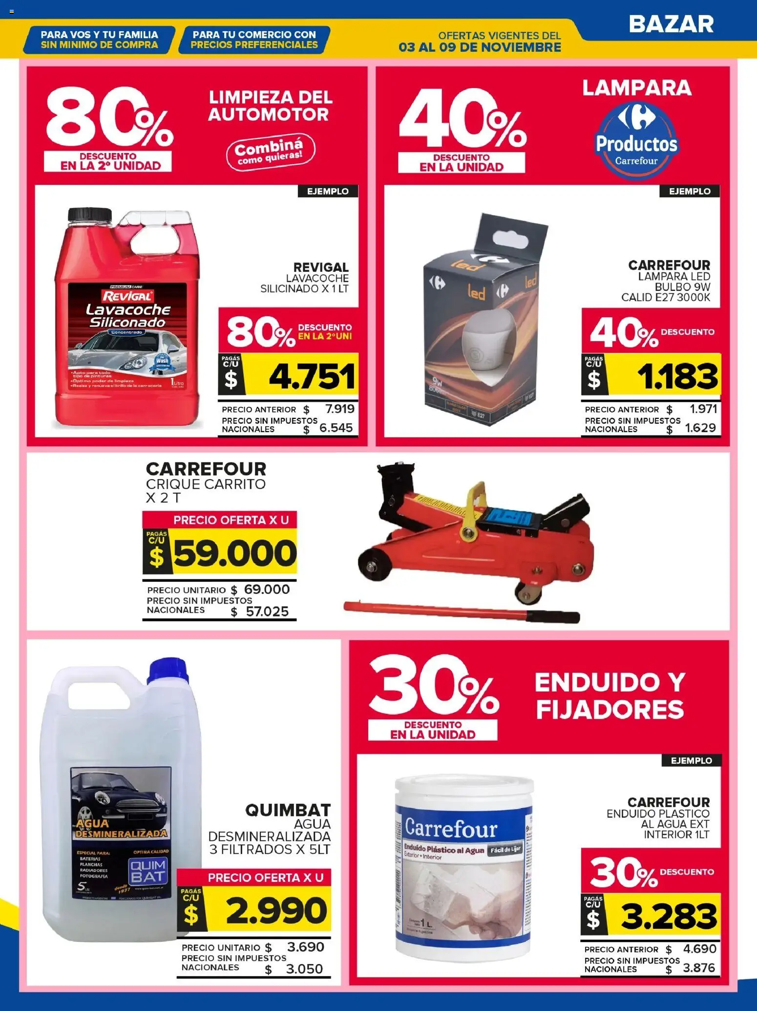 Carrefour Maxi catálogo - Chubut │ válido desde el 03.11.2025 | Página: 26 | Productos: Enduido, Lámpara, Brillo, Agua