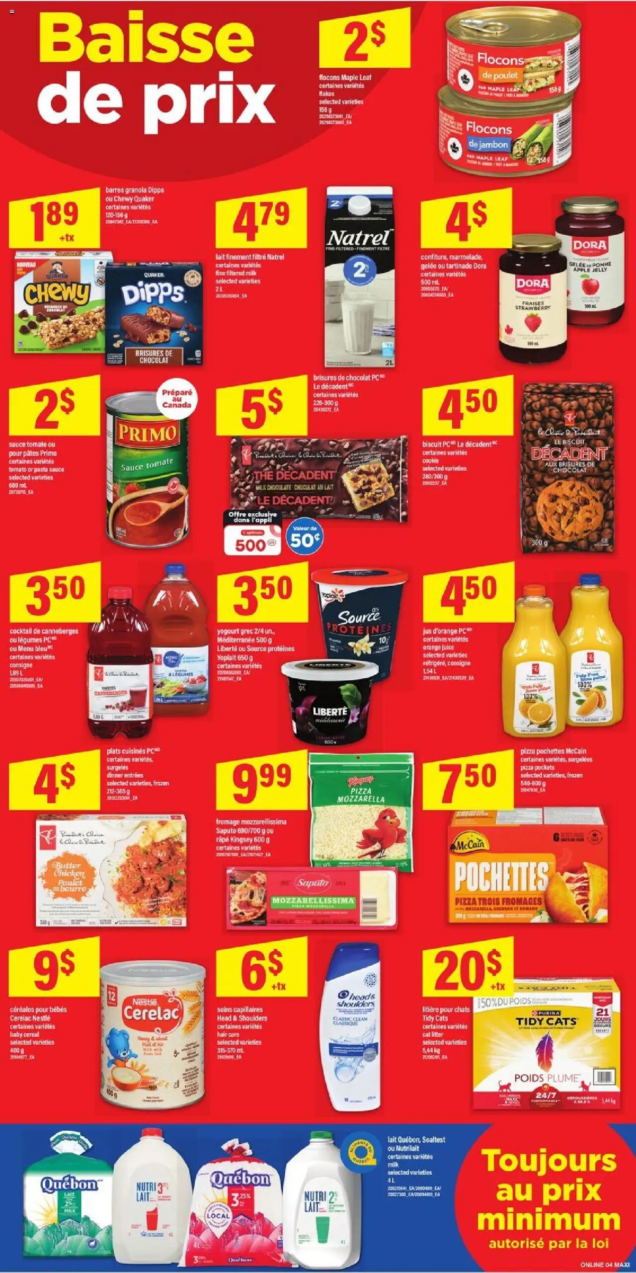 Maxi flyer valid from 18.09.2025 | Page: 7 | Products: PC, Pizza, Juice, Chicken