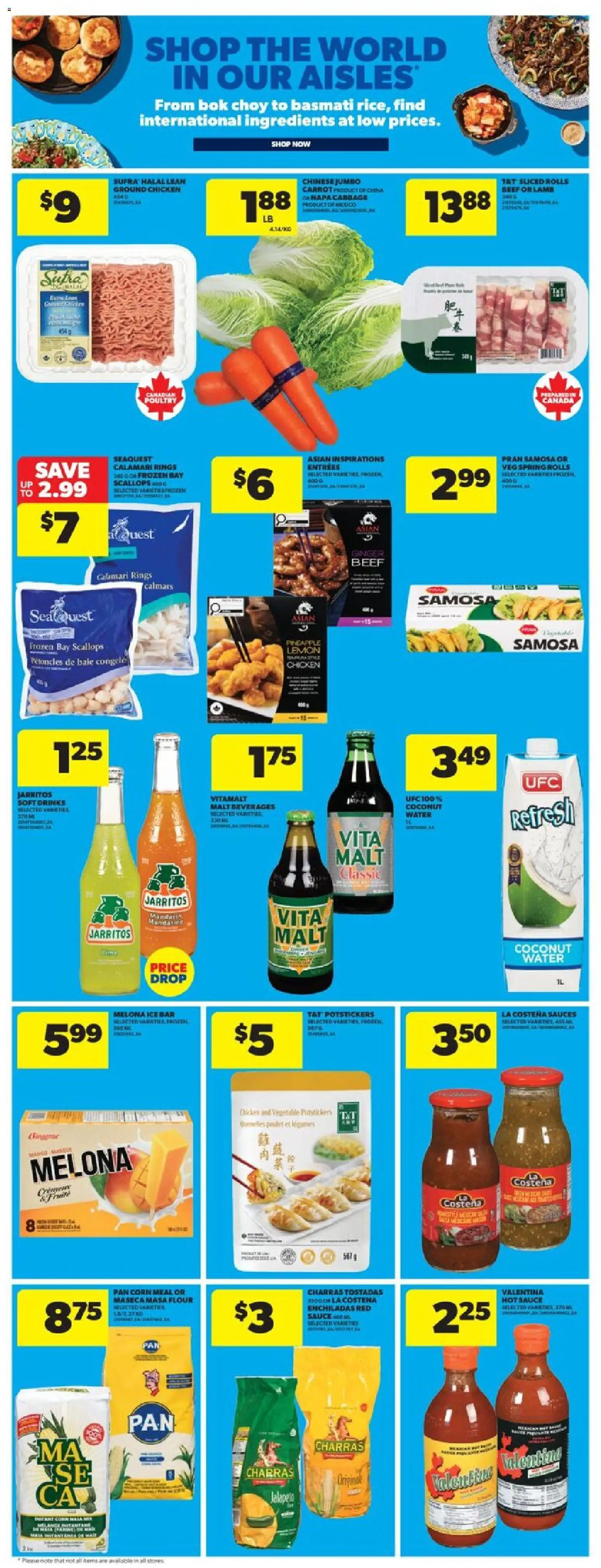 Real Canadian Superstore flyer valid from 23.04.2026 | Page: 10 | Products: Beef, Pineapple, Carrot, Chicken