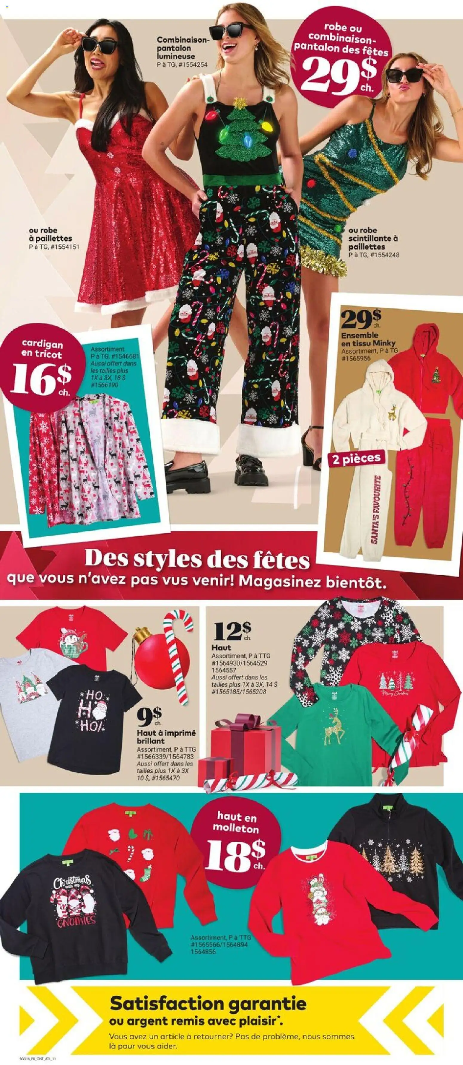 Giant Tiger flyer valid from 19.11.2025 | Page: 14 | Products: Cardigan, Dress, Jumpsuit, Robe
