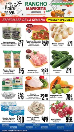Preview of Rancho Markets weekly ads valid from 21.10.2025
