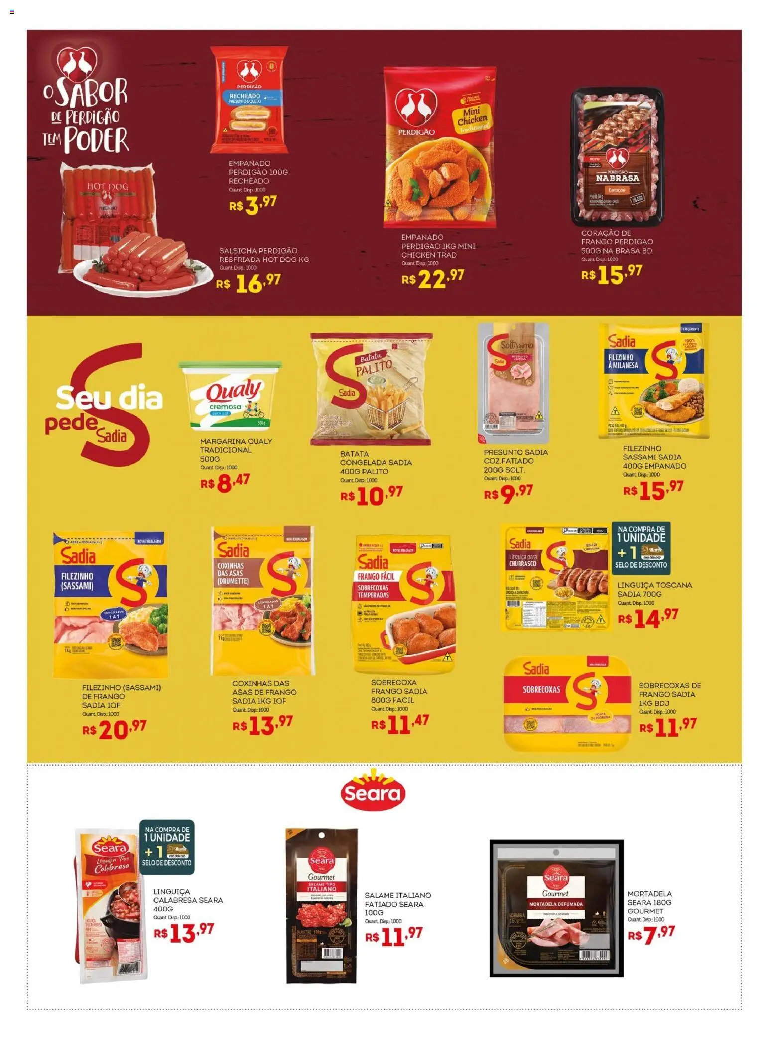 Bistek Supermercados Folheto - válido de 12.11.2025 | Página: 13 | Produtos: Salsicha, Salame, Batata, Frango