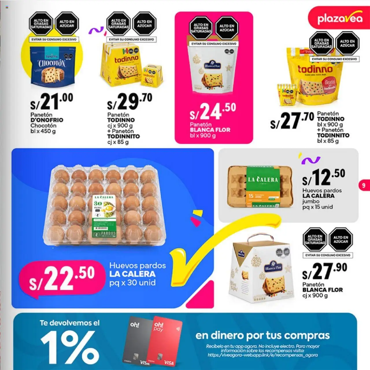 Catálogo Plaza Vea válido desde 01.10.2025 | Página: 9 | Productos: Huevos, Té