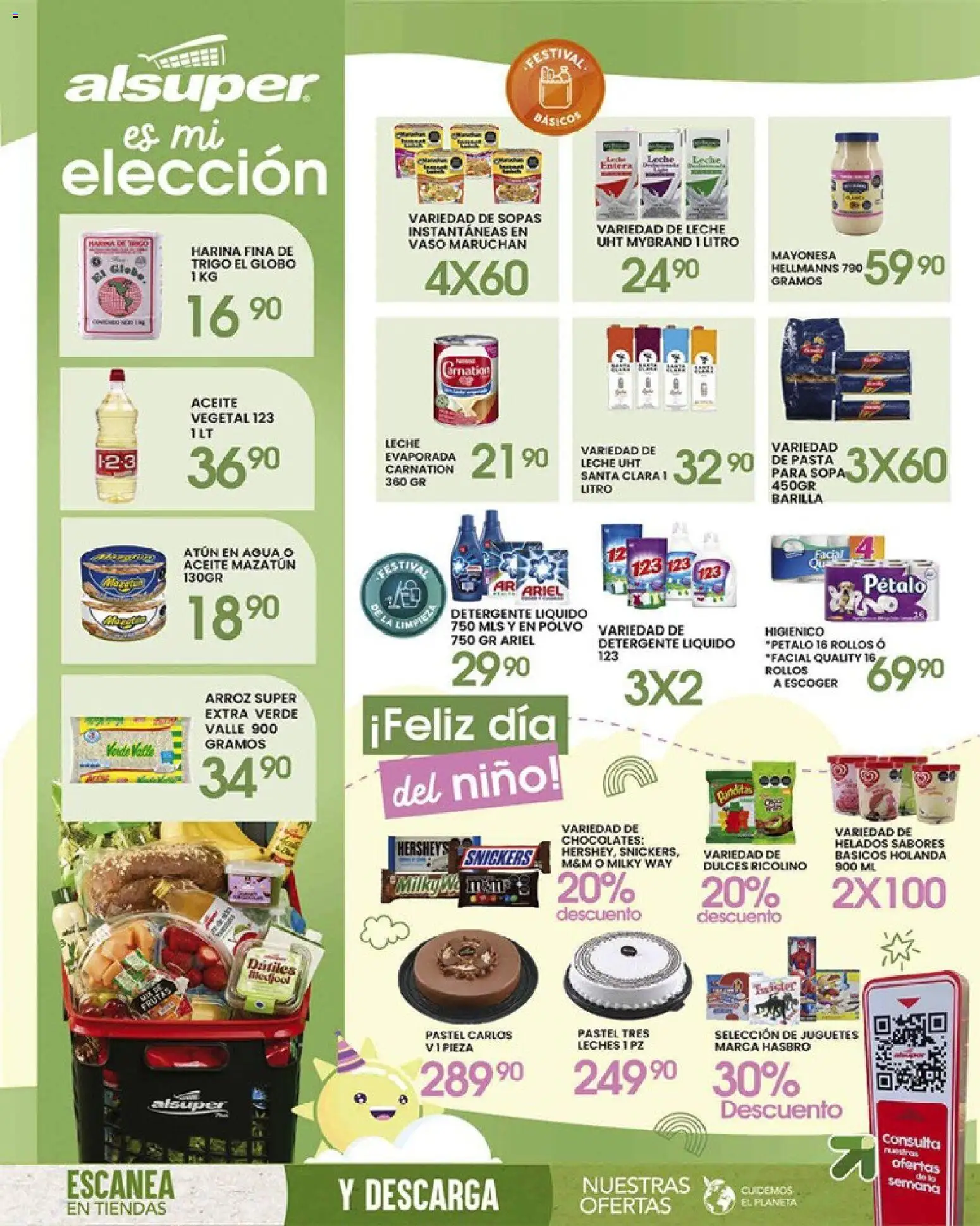 Nuevas ofertas de Alsuper válidas en toda la República Mexicana desde el 28.04.2026. ¡Encuentra las mejores ofertas en Alsuper folleto Casas Grandes! | Página: 8 | Productos: Atún, Aceite, Arroz, Dulces