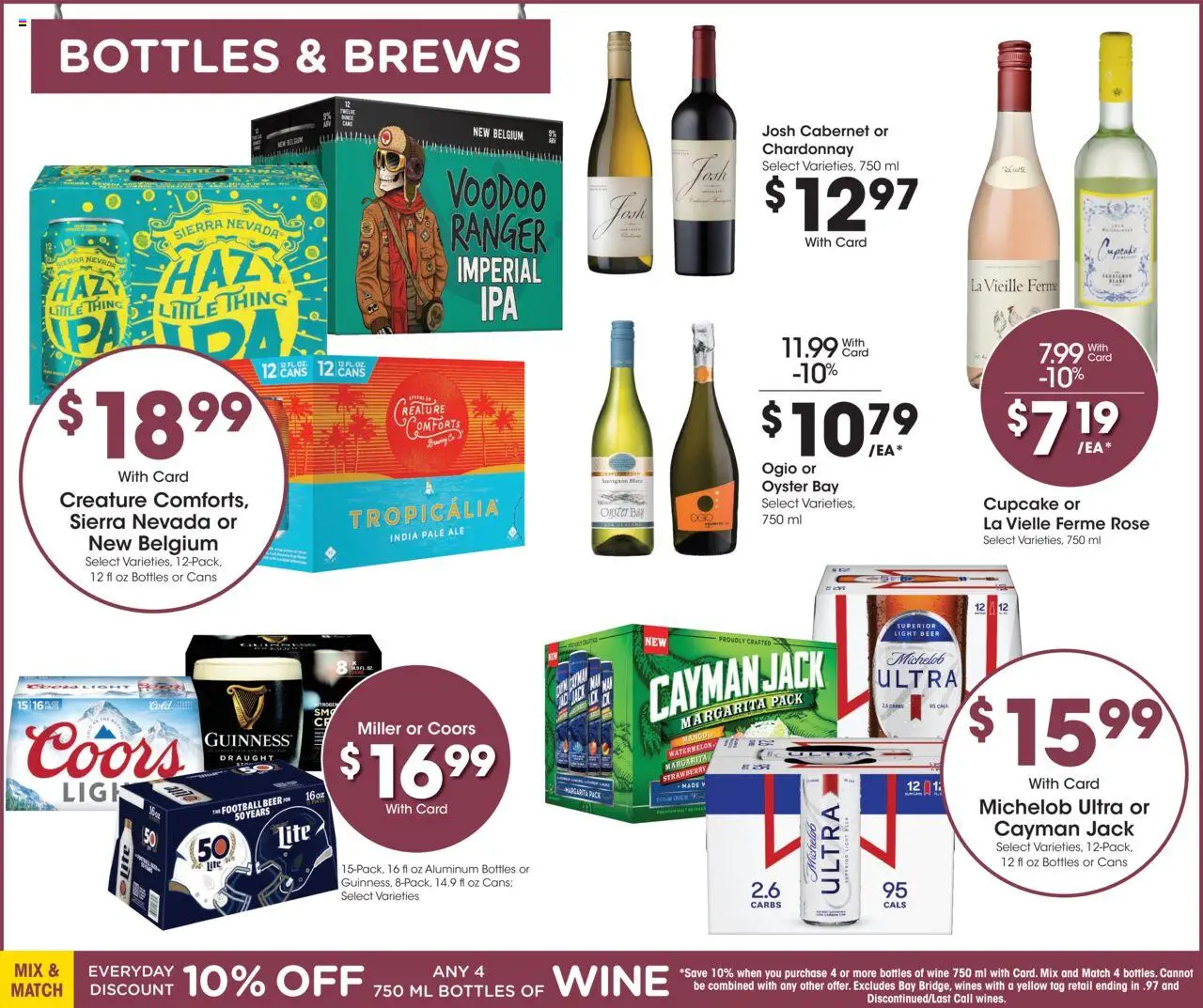 Kroger Weekly Ad - valid from 20.08.2025 | Page: 11 | Products: Wine, Mango, Watermelon, Cupcake