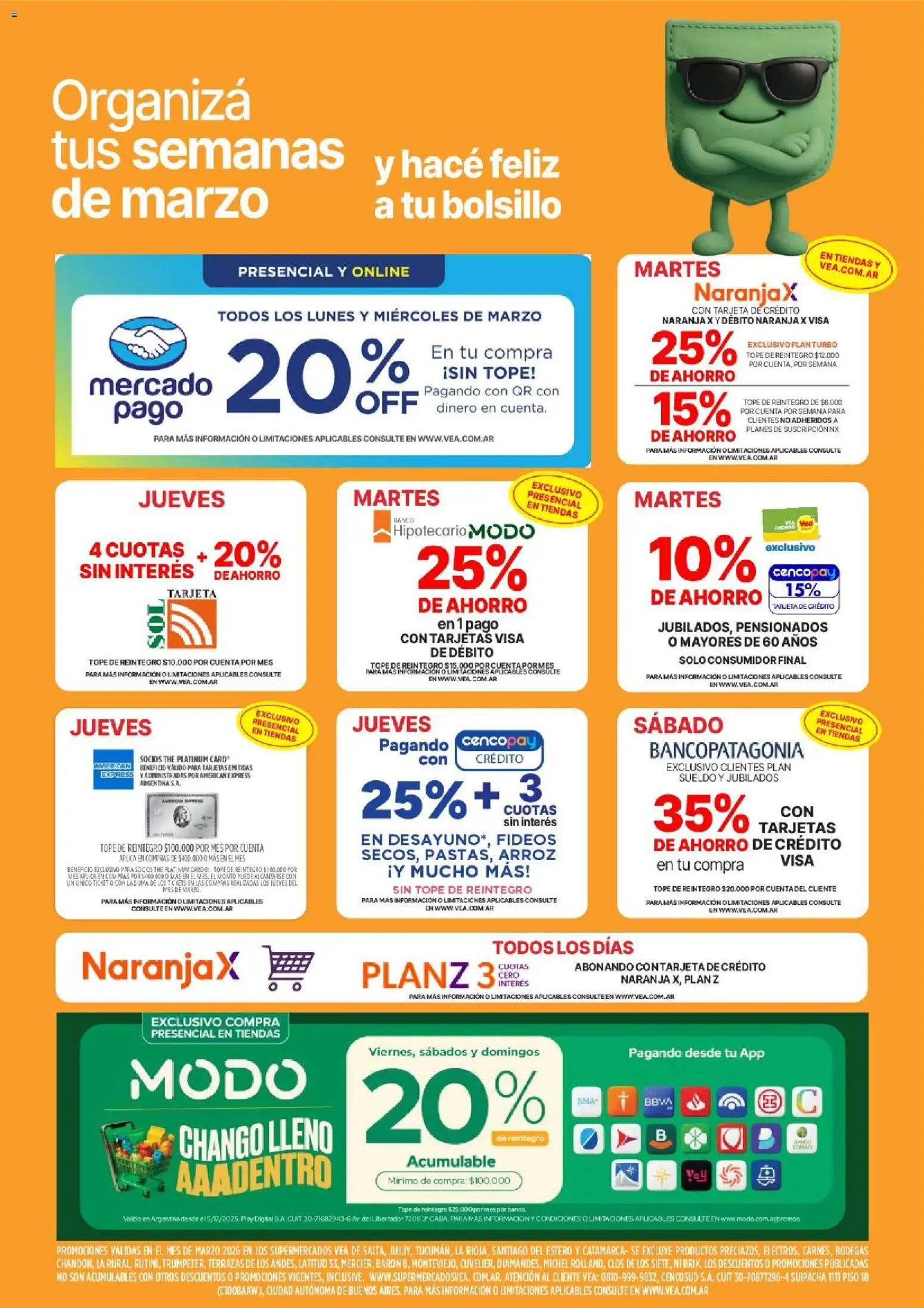 Vea - Oferta fin de semana │ válido desde el 20.03.2026 | Página: 9 | Productos: Arroz, Fideos