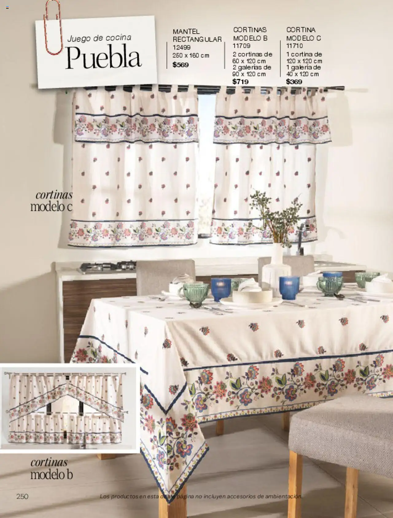 Nuevas ofertas de Vianney válidas en toda la República Mexicana desde el 07.03.2025. ¡Encuentra las mejores ofertas en Vianney catálogo Primavera! | Página: 254 | Productos: Mantel, Juego, Cocina, Cortinas