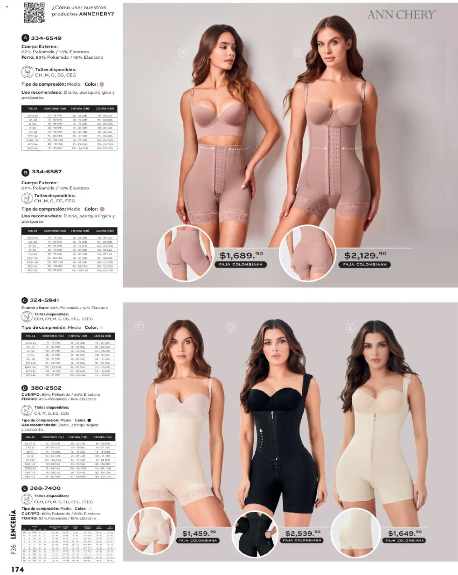 Nuevas ofertas de Andrea válidas en toda la República Mexicana desde el 25.01.2026. ¡Encuentra las mejores ofertas en Andrea catálogo Lencería & vestir interior! | Página: 70 | Productos: Contorno, Lenceria, Faja, Cadena