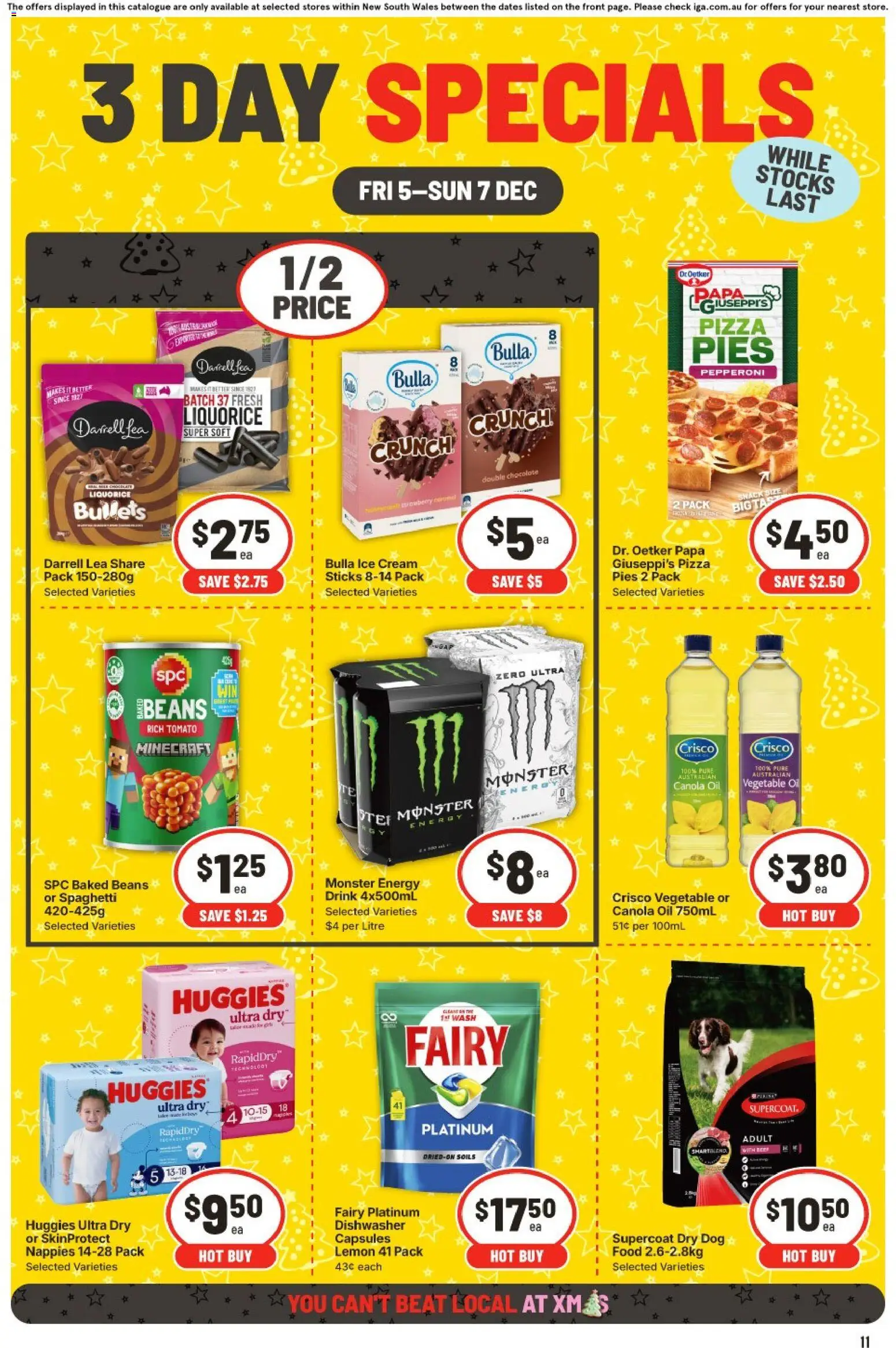 IGA catalogue - valid from 05.12.2025 | Page: 2 | Products: Pizza, Beef, Lemon, Pies