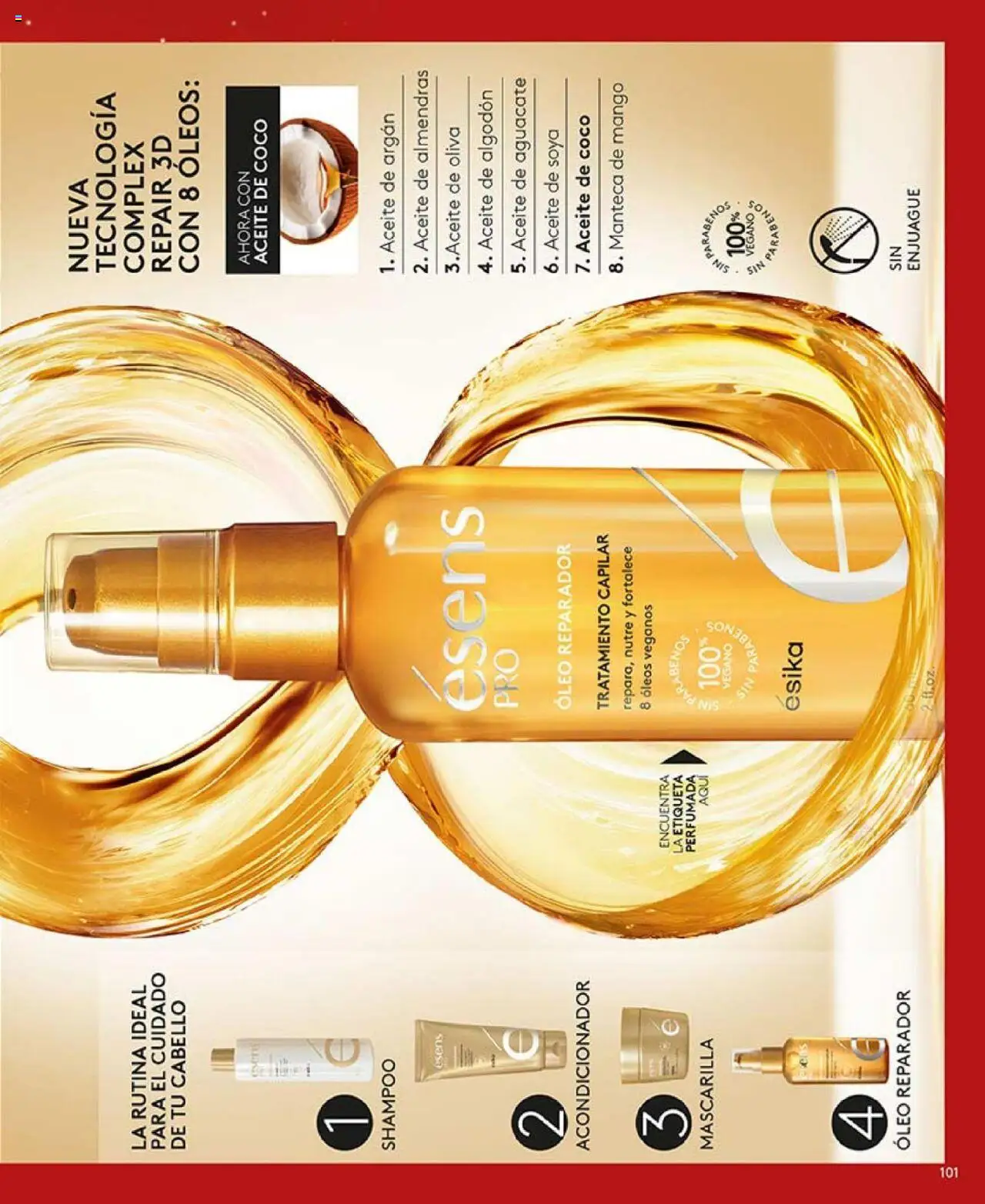 Catálogo Ésika Campaña 17 │ válido desde el 14.10.2025 | Página: 105 | Productos: Algodón, Mascarilla, Shampoo, Aceite