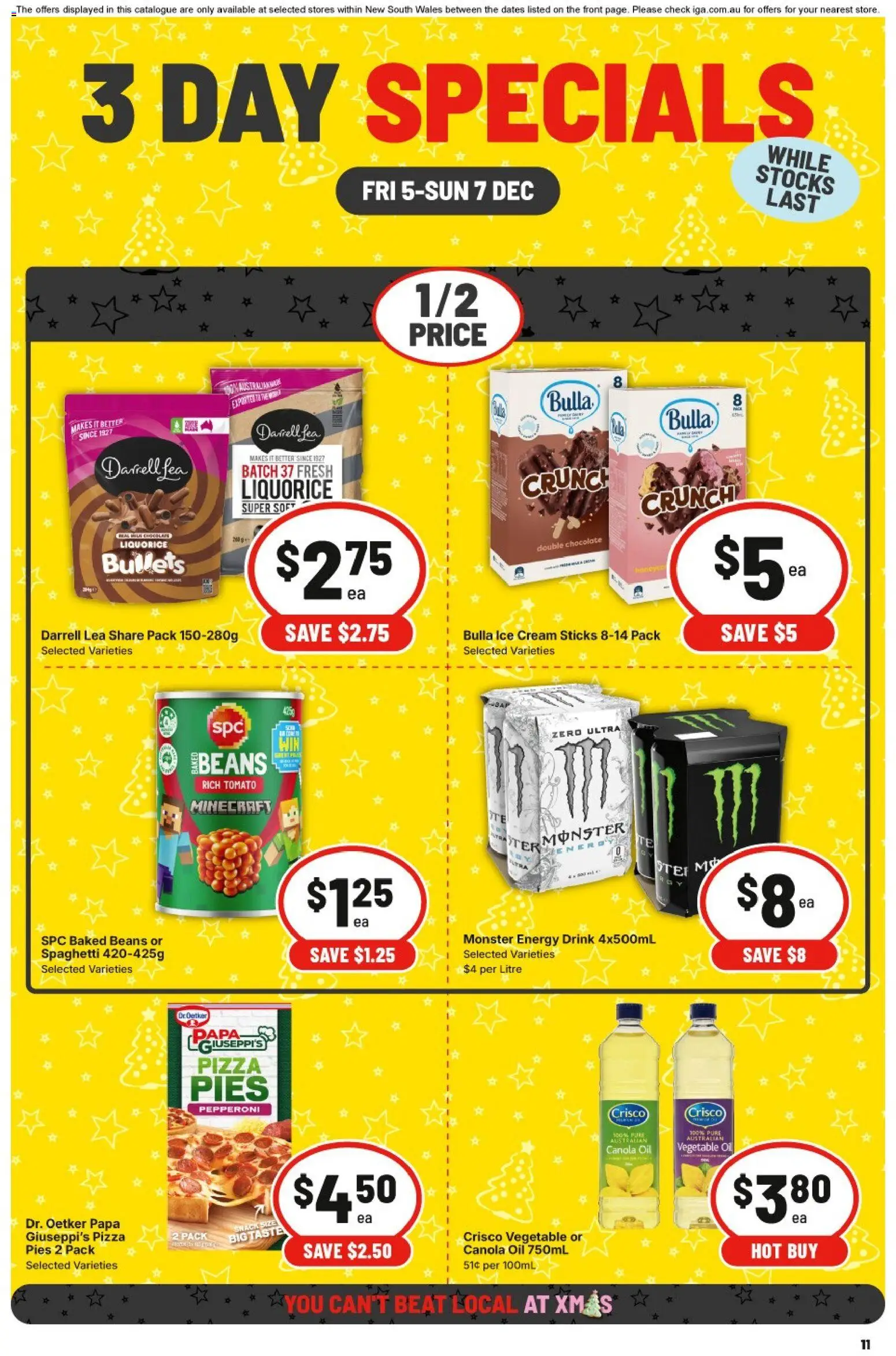 IGA catalogue - valid from 05.12.2025 | Page: 2 | Products: Energy drink, Oil, Chocolate, Ice cream