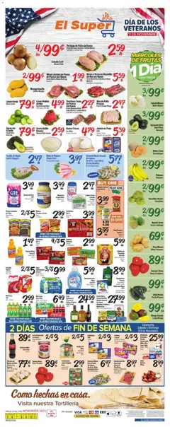 Preview of El Super weekly ads valid from 05.11.2025